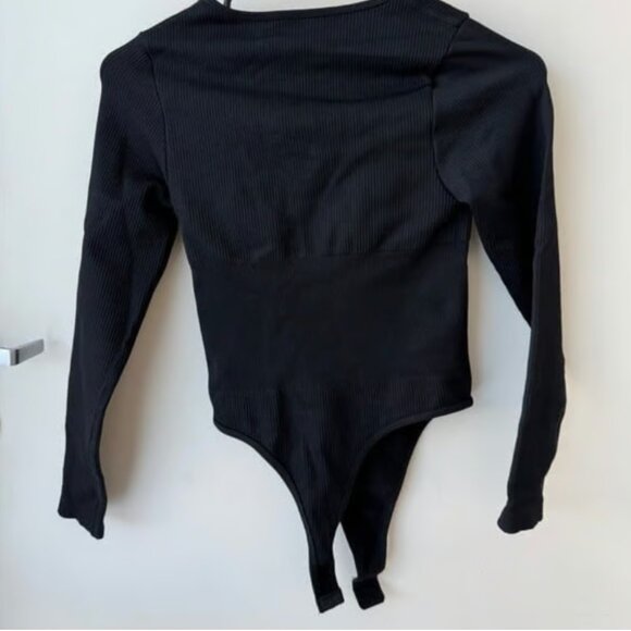 Bundle: Round Neck Hollow Chest Sexy Bodysuit | XS | Form-Fitting Stretch NWOT - Picture 3 of 12